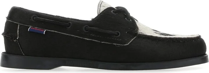 Multicolor calf hair Docksides Portland Raw loafers