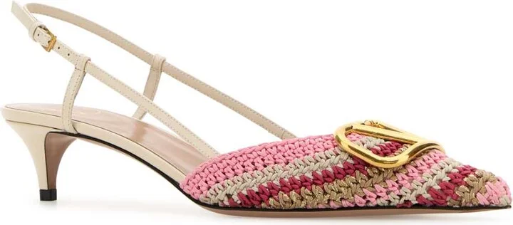 Multicolor Crochet Vlogo Pumps - Image 2