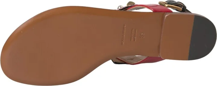 Multicolor Crystal Sandals Flip Flops Women's Shoes - Image 6