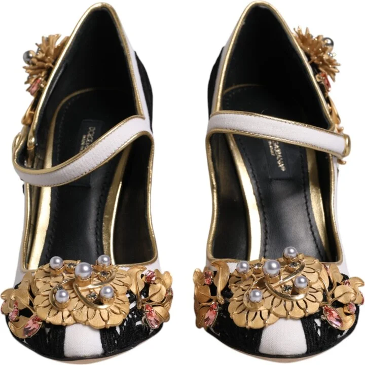 Multicolor Embellished Heels Pumps Women's Shoes - Image 2