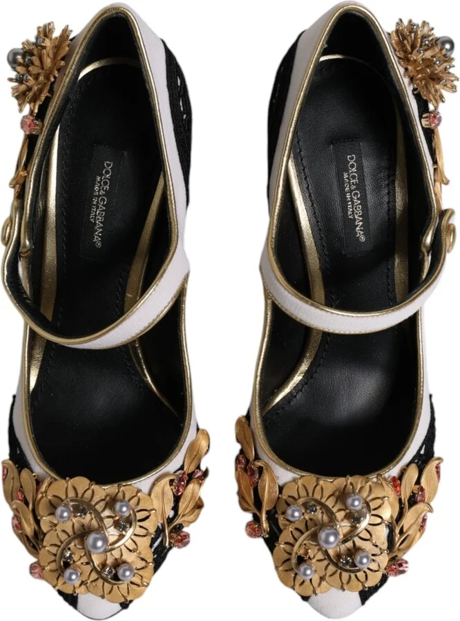Multicolor Embellished Heels Pumps Women's Shoes - Image 3