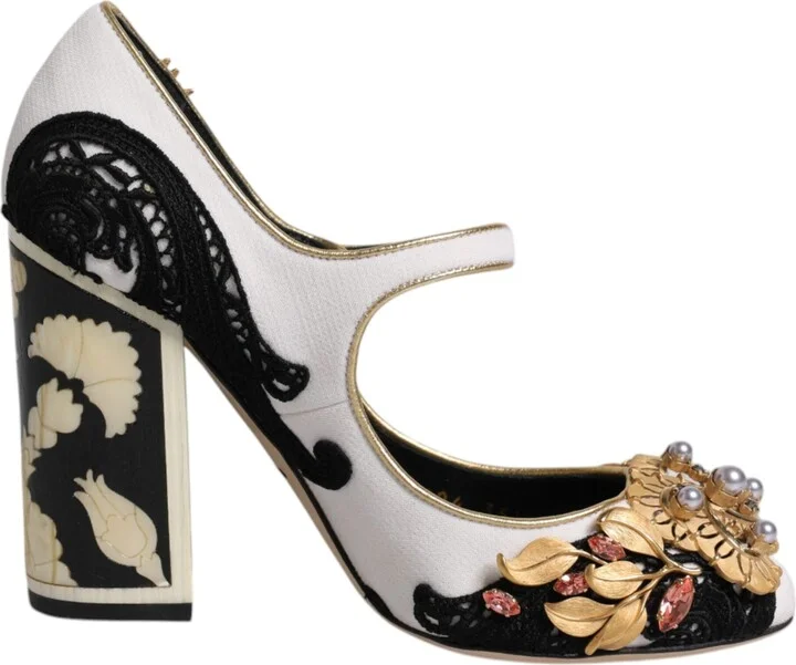 Multicolor Embellished Heels Pumps Women's Shoes
