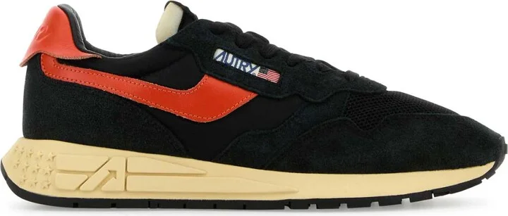 Multicolor Fabric And Suede Reelwind Sneakers