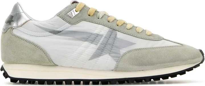 Multicolor Fabric And Suede Running Marathon Sneakers