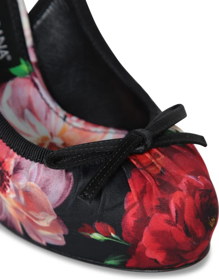 Multicolor Floral Slingback Shoe - Image 4