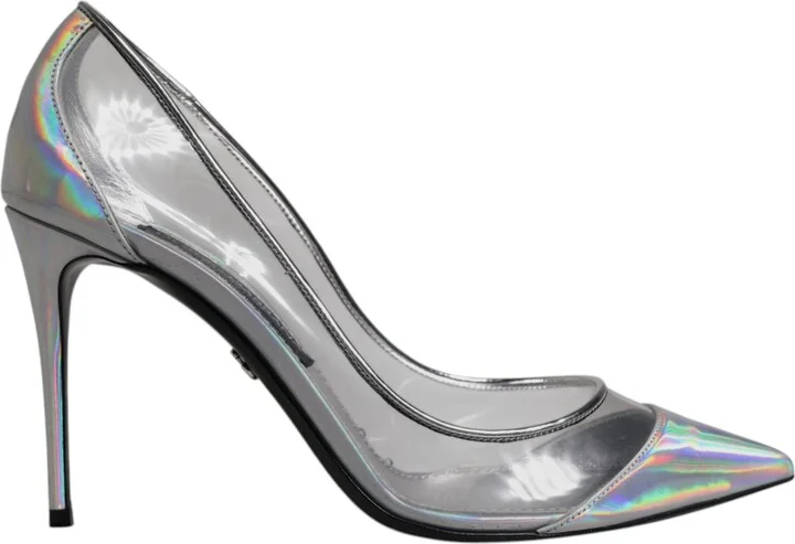 Multicolor Iridescent Pointed Toe Pumps Women's Shoes (Pre-Owned)