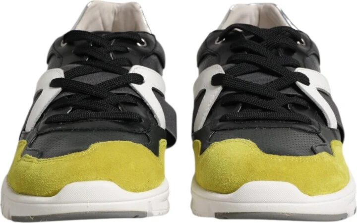 Multicolor Lace Up Low Top Men Sneakers Men's Shoes - Image 2