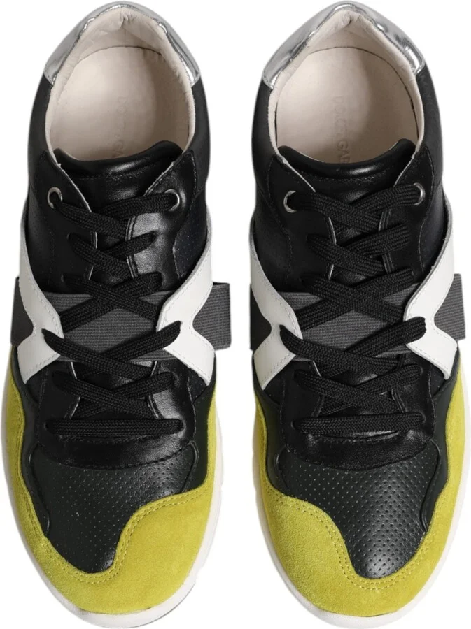 Multicolor Lace Up Low Top Men Sneakers Men's Shoes - Image 3