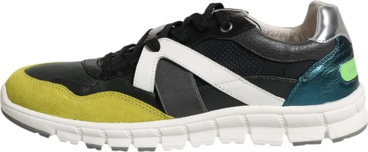 Multicolor Lace Up Low Top Men Sneakers Men's Shoes - Image 6