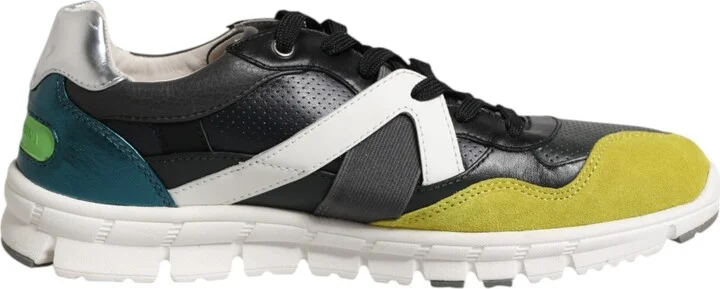Multicolor Lace Up Low Top Men Sneakers Men's Shoes