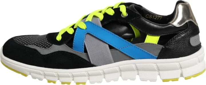 Multicolor Lace Up Low Top Men Sneakers Men's Shoes (Pre-Owned) - Image 6