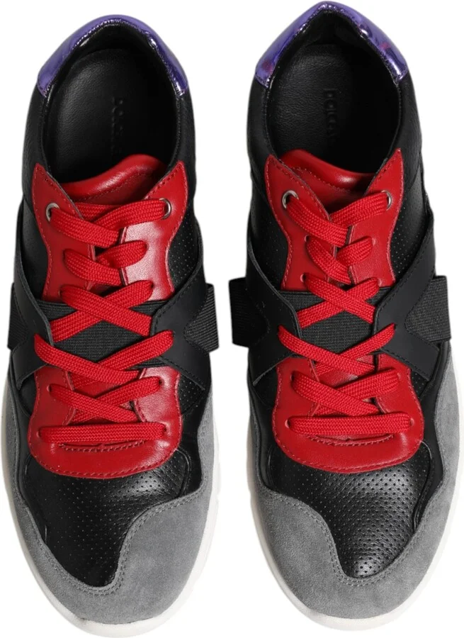 Multicolor Lace Up Low Top Men Sneakers Men's Shoes (Pre-Owned) - Image 3
