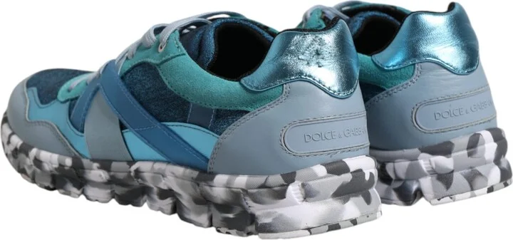 Multicolor Lace Up Low Top Men Sneakers Men's Shoes (Pre-Owned) - Image 5