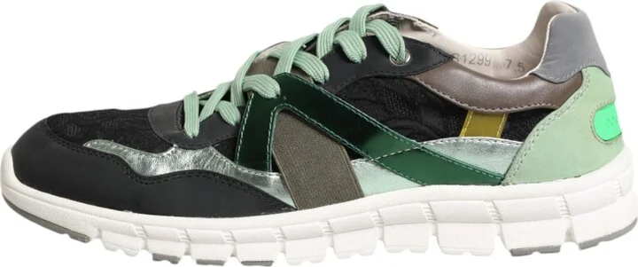 Multicolor Lace Up Low Top Sneakers Men's Shoes (Pre-Owned) - Image 6