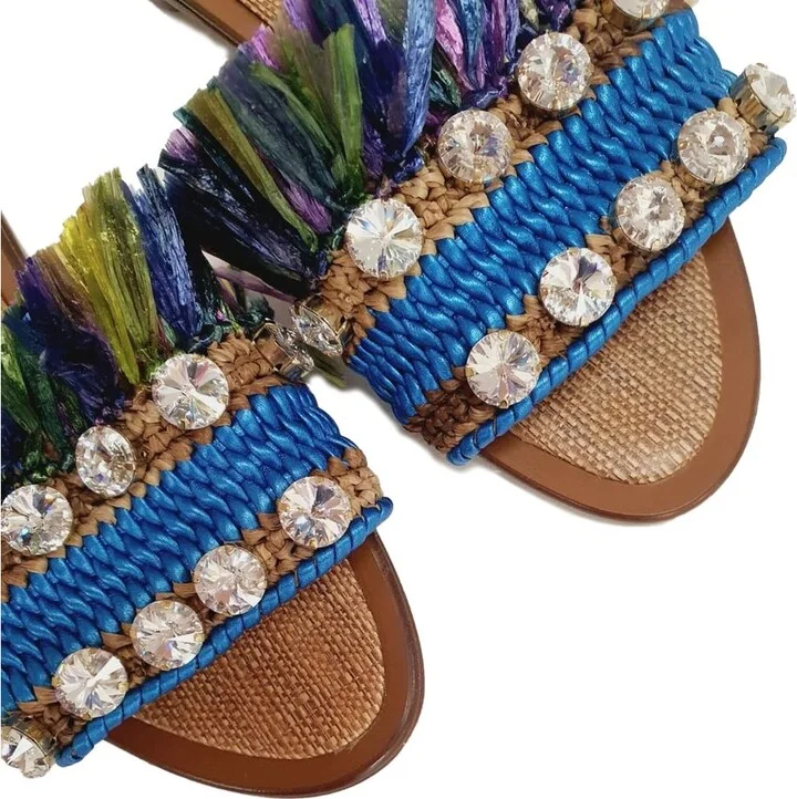 Multicolor Lambskin Women Women's Sandal - Image 4