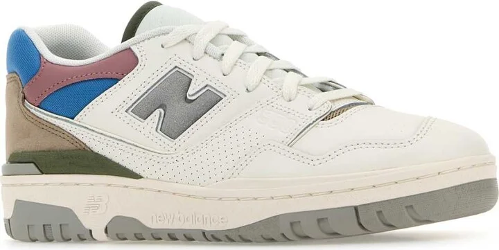 Multicolor Leather 550 Sneakers - Image 2