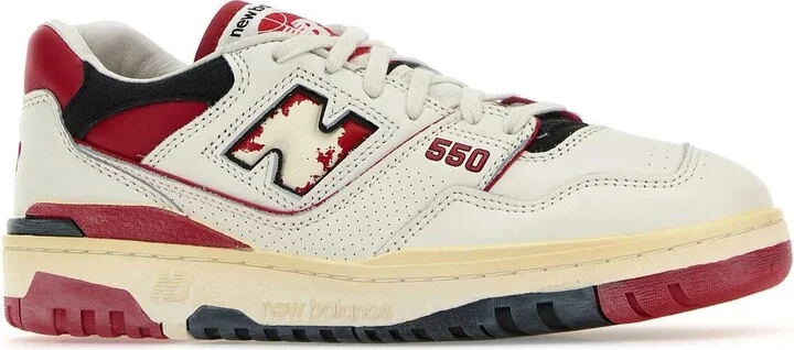 Multicolor Leather 550 Sneakers - Image 2