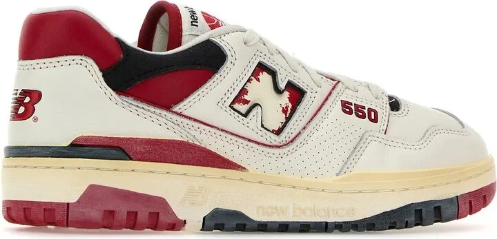 Multicolor Leather 550 Sneakers - Image 3