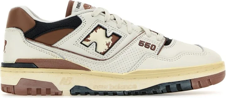 Multicolor leather 550 sneakers