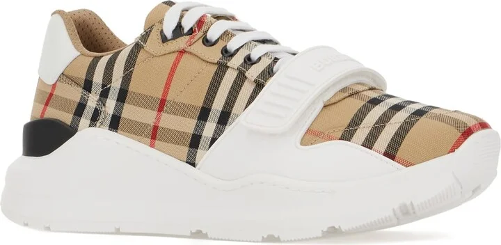 Multicolor Leather And Fabric Sneakers - Image 2