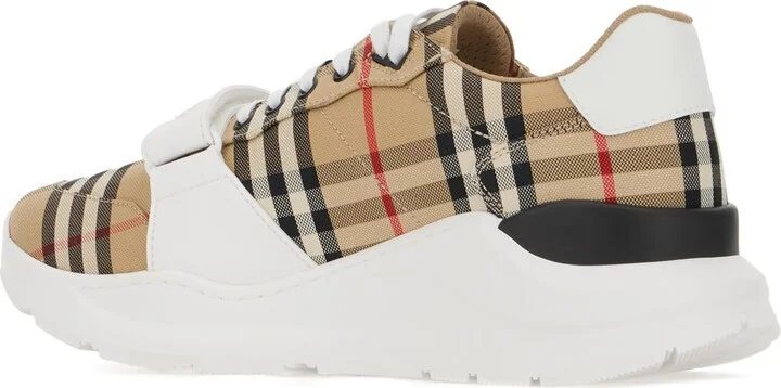 Multicolor Leather And Fabric Sneakers - Image 3