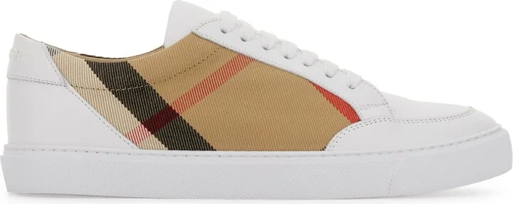 Multicolor Leather And Fabric Sneakers