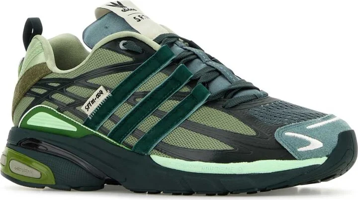 Multicolor Leather And Mesh Adidas X Song For The Mute Adistar Cushion Sneakers - Image 2
