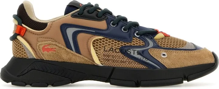 Multicolor leather and mesh L003 Neo sneakers