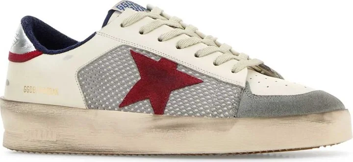 Multicolor Leather And Mesh Stardan Sneakers - Image 2