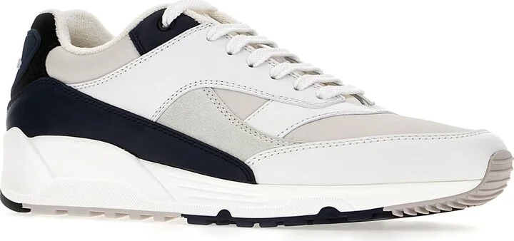 Multicolor Leather And Nylon Bump Sneakers - Image 2