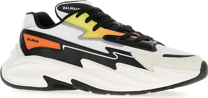 Multicolor Leather And Polyester Blend Sneakers - Image 2