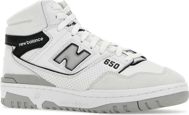 Multicolor Leather And Suede 650 Sneakers - Image 2