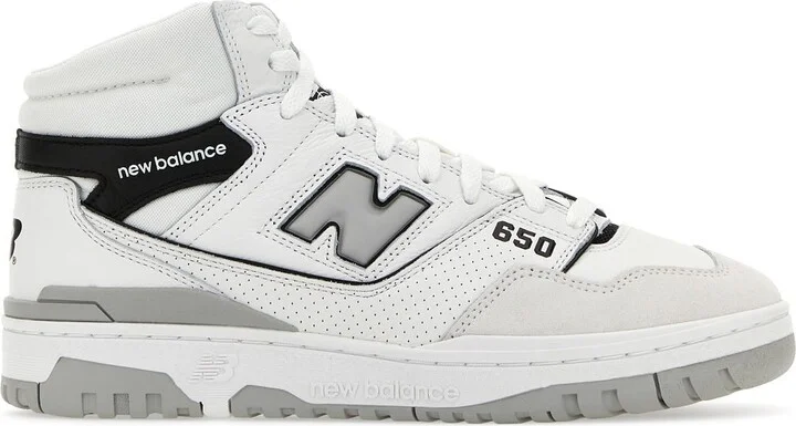 Multicolor leather and suede 650 sneakers