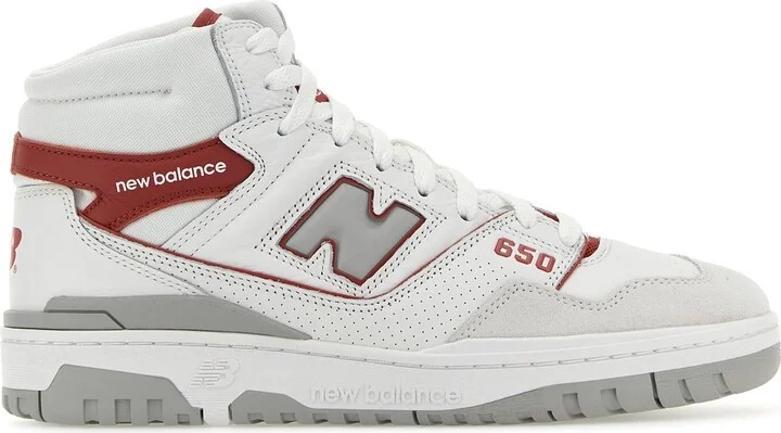 Multicolor leather and suede 650 sneakers