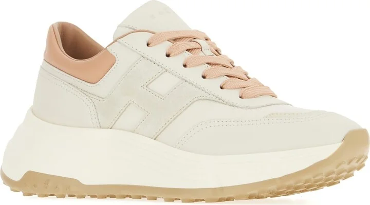 Multicolor Leather And Suede H669 Sneakers - Image 2