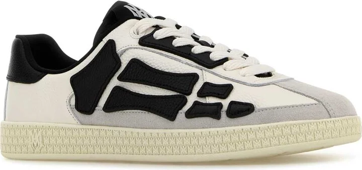 Multicolor Leather And Suede Pacific Bones Sneakers - Image 2