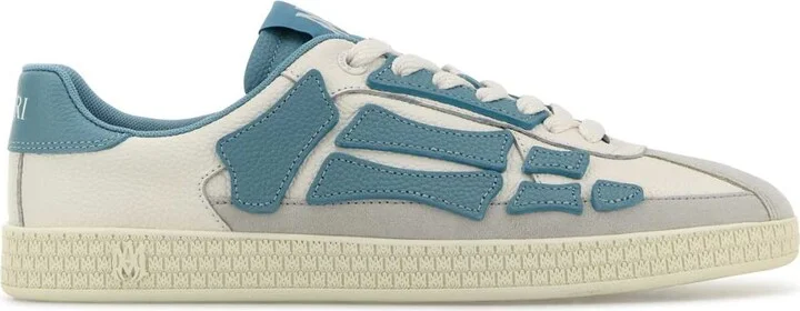 Multicolor Leather And Suede Pacific Bones Sneakers