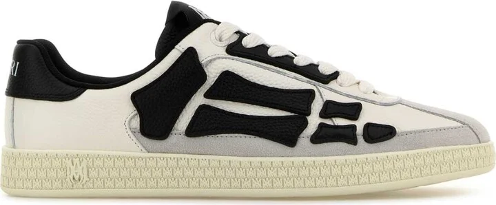 Multicolor Leather And Suede Pacific Bones Sneakers