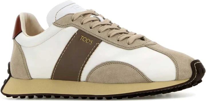Multicolor Leather And Suede Sneakers - Image 2