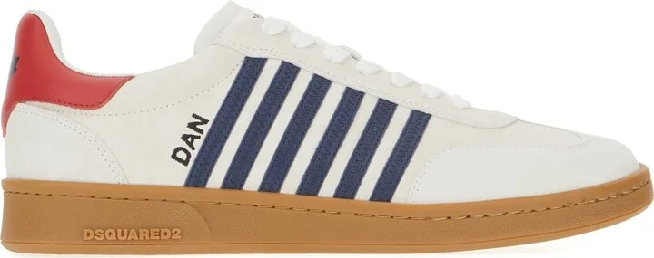 Multicolor Leather Boxer Sneakers