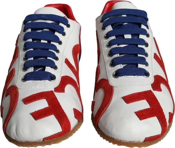 Multicolor Leather Logo Casual Sneakers Women's Shoes (Pre-Owned) - Image 2