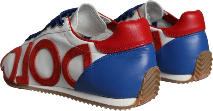 Multicolor Leather Logo Casual Sneakers Women's Shoes (Pre-Owned) - Image 4