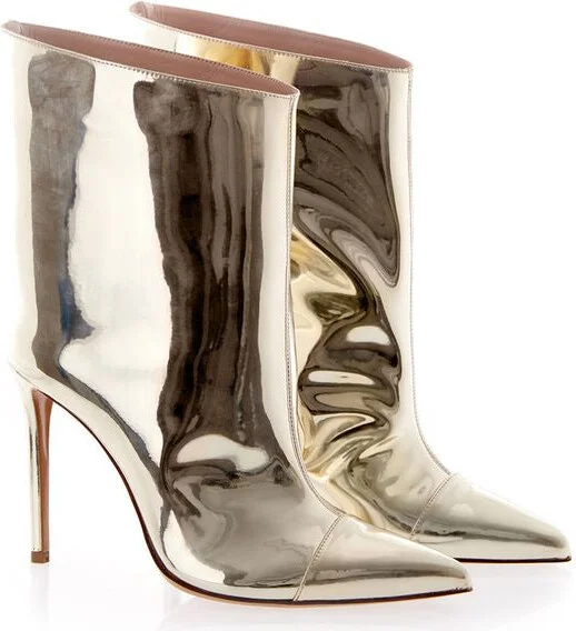 Multicolor Leather Patent Women's Boot - Image 2