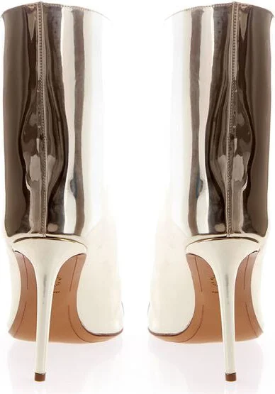 Multicolor Leather Patent Women's Boot - Image 4