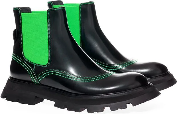Multicolor Leather Women's Boot - Image 3