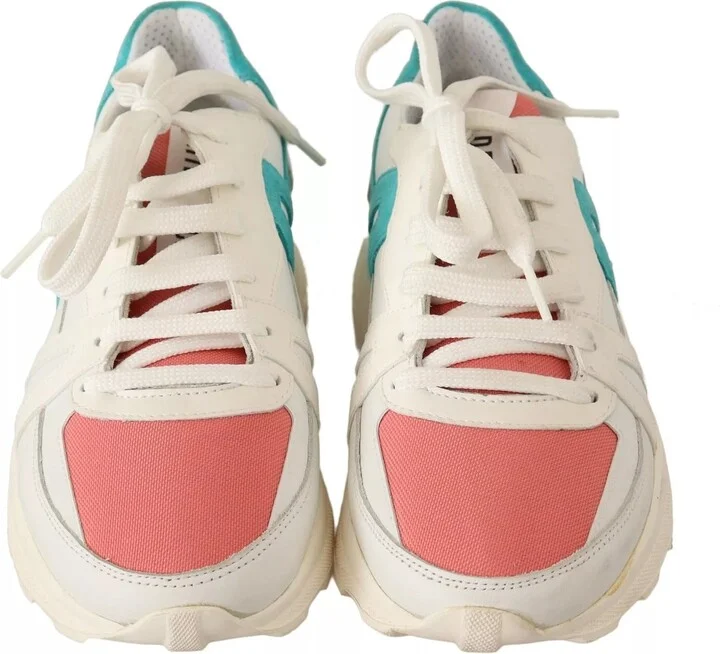Multicolor Low Top Lace Up Women Sneakers Women's Shoes (Pre-Owned) - Image 3