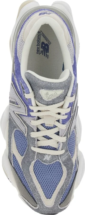 Multicolor Low Top Sneaker With Logo Detail On The Side In Suede And Tech Fabric Unisex - Image 4