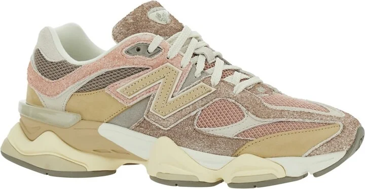 Multicolor Low Top Sneaker With Logo Detail On The Side In Suede And Tech Fabric Unisex - Image 2