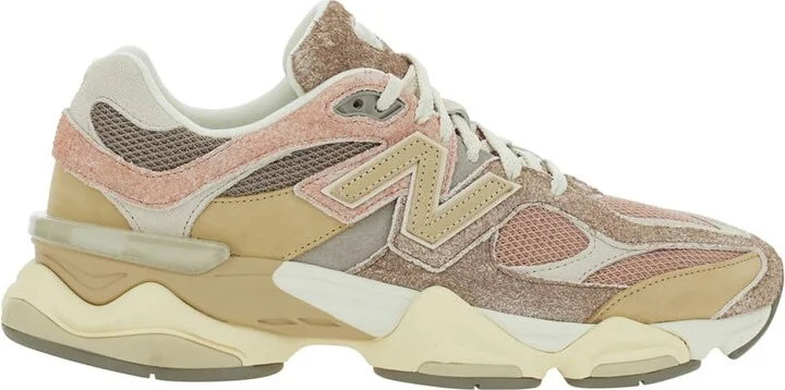 Multicolor Low Top Sneaker With Logo Detail On The Side In Suede And Tech Fabric Unisex
