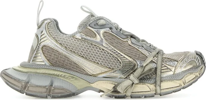 Multicolor Mesh And Rubber 3xl Sneakers